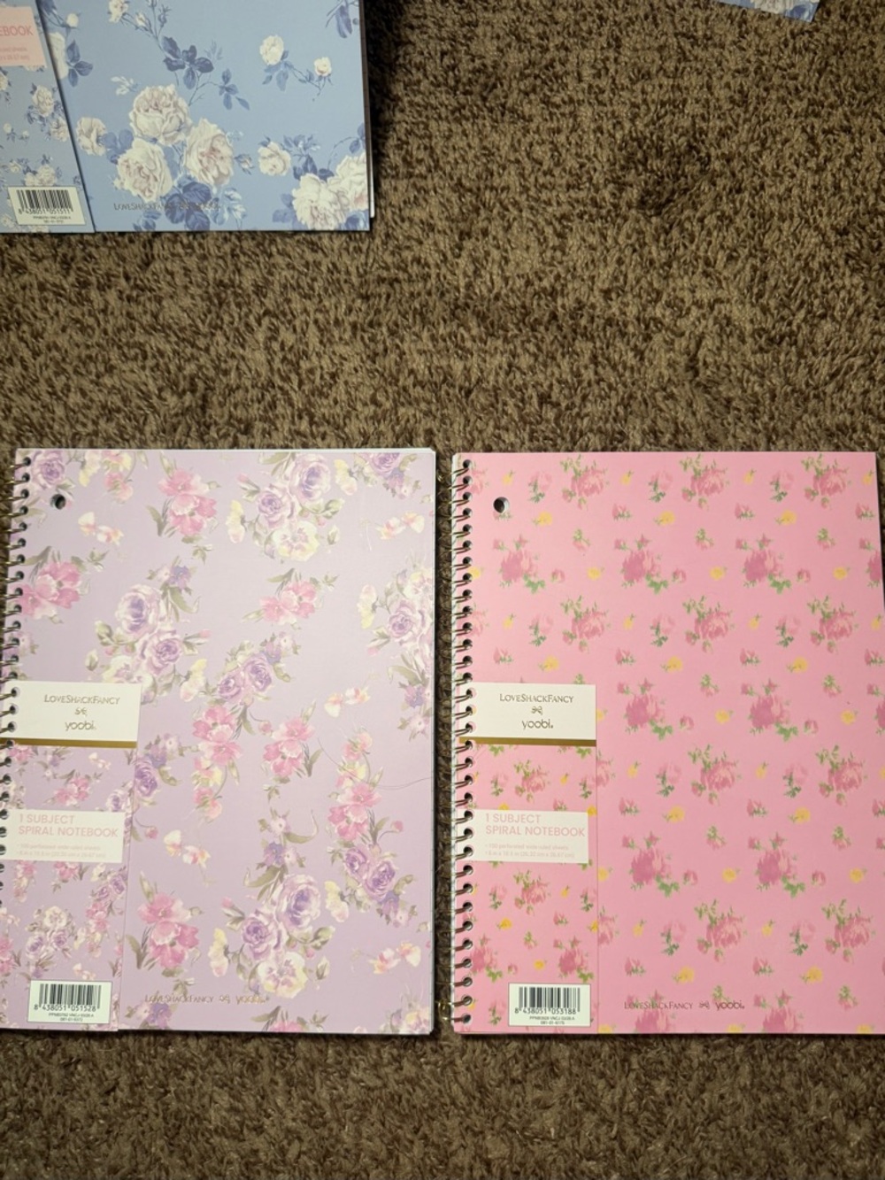 LoveShackFancy x Target Pink & Purple Notebook Set